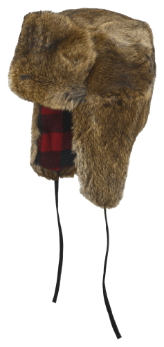 Crown cap rabbit fur hat on sale