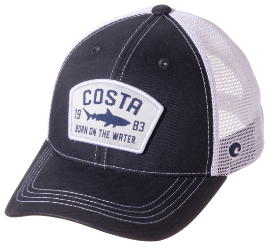 Bass Pro Shops Fishing Trucker Hat Mesh Cap Adjustable SnapBack Navy