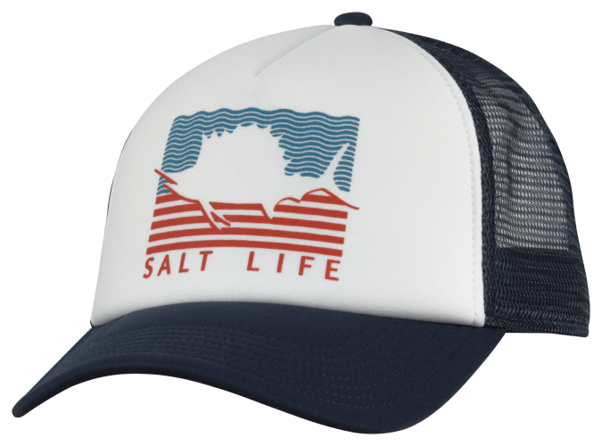 Salt Life Sailin' Flag Trucker Cap