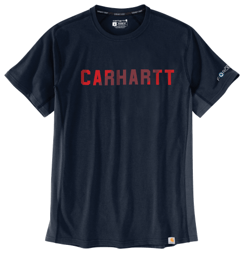 Carhartt Force Relaxed Fit Midweight Block Logo Graphic Short-Sleeve T-Shirt  for Men