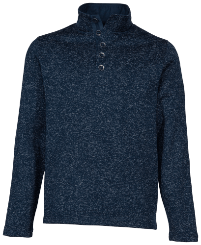 Mens Casual Long Sleeve Stand Collar Knit Sweater Quarter Zip