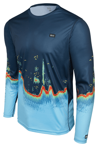 Pelagic VaporTek Sonar Long-Sleeve Fishing Shirt for Men