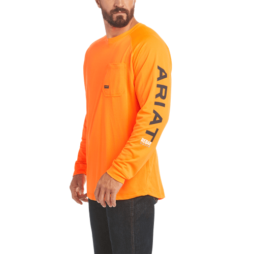 Ariat Rebar Heat Fighter Long Sleeve T Shirt for Men Bass Pro Shops
