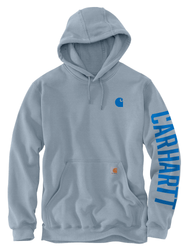 Carhartt Logo Sleeve Hoodie for Men in Green