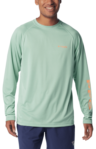 Columbia Men's Terminal Tackle Heather Long Sleeve Shirt