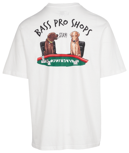 Bass Pro Shops Poker Dogs Short Sleeve T Shirt for Men