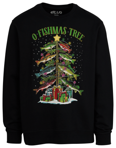 Bass Pro Shops O Fishmas Tree Sweatshirt for Adults Bass Pro Shops