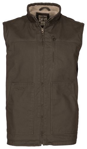 Mens fleece lined vest sale
