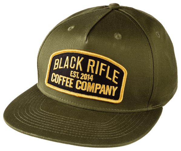 Black Rifle Coffee Company Keystone Pinch Front Snapback Patch Cap
