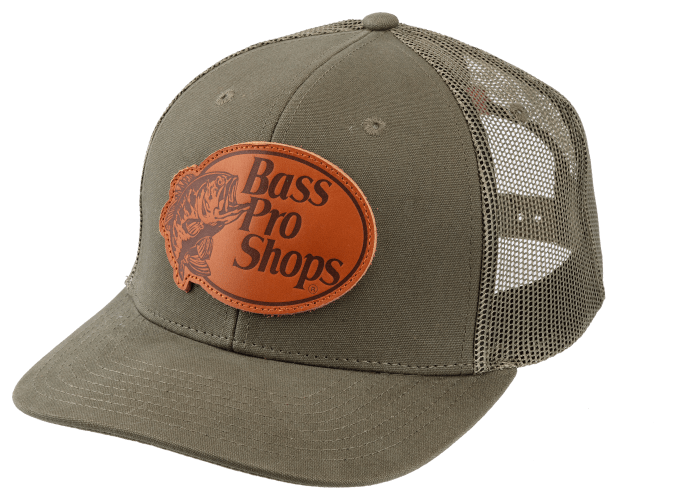 Bass Pro Shops Local Crowns Leather Patch Cap