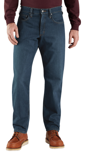 Carhartt lined jeans mens sales