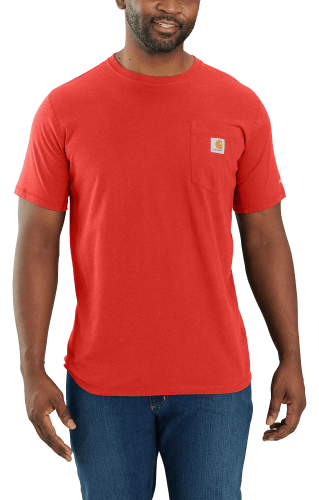 Men's Carhartt Force Relaxed Fit Midweight Pocket T-Shirt, Work Boots  Superstore