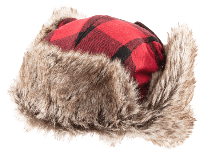 Flannel trapper hat best sale