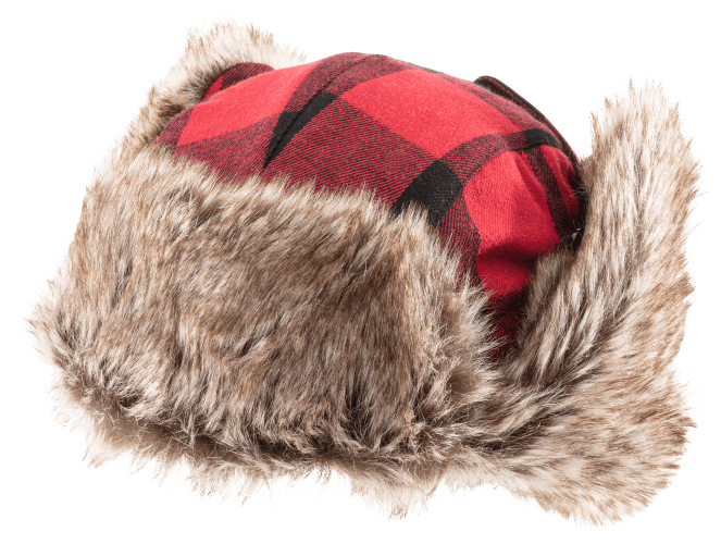 Stay Warm In Traditional Style, Buffalo Fur Trapper Hat