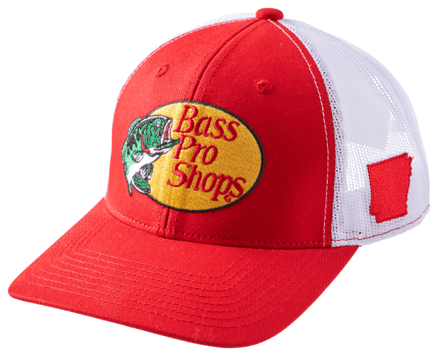 Bass Pro Shops Leaping Bass All-Over Mesh Trucker Cap - Camo