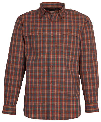 Bass Pro Shops Woodcut Long-Sleeve T-Shirt for Men - Moss Heather - XL