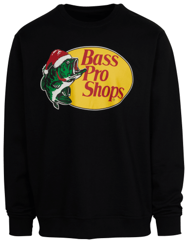 Bass Pro Shops Santa Bass Logo Sweatshirt for Adults Cabela s