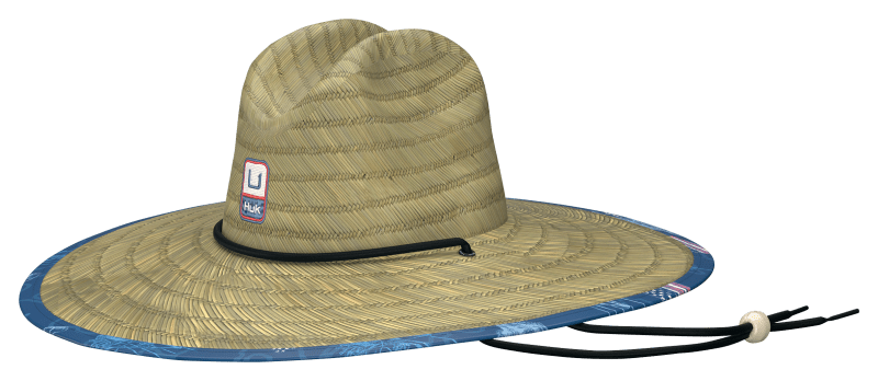 Teaser Custom Straw Hat - Black Patch