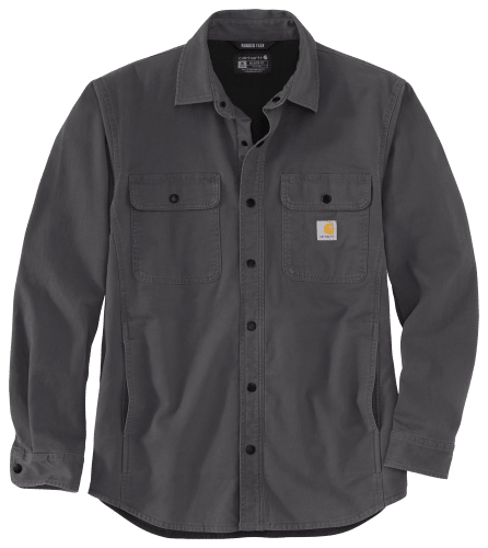 Carhartt Rugged Flex Relaxed Fit Canvas Fleece Lined Shirt Jacket