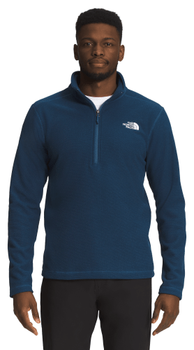 The North Face TKA Glacier Quarter-Zip Long-Sleeve Pullover for Men