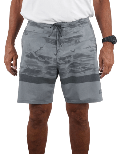 AFTCO Cocoboardie Recycled Fishing Boardshorts - Ocean Wave - 30