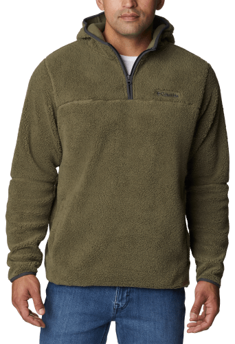 Columbia Rugged Ridge III Sherpa Pullover Long Sleeve Hoodie for Men Night Wave S Cabela s