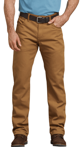 Dickies Men's Regular Fit Mid-Rise FLEX Straight Leg Tough Max Duck  5-Pocket Pants at Tractor Supply Co.