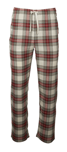 Mens Pajamas Plaid Pajama Pants Sleep Long Lounge Pant with