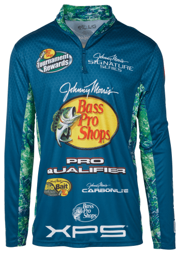 Bass Pro Shops Performance Quarter Zip Long Sleeve Fishing Jersey for Men Cabela s