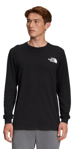 The North Face TNF Sleeve Hit Long Sleeve T Shirt for Men