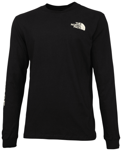 The North Face Men's Graphic Long-Sleeve Hit T-Shirt - TNF Black - Size S