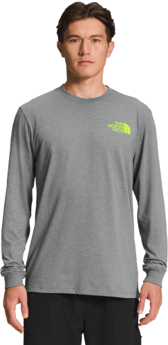 The North Face Men's Standard Long Sleeve T-Shirt in Gravel