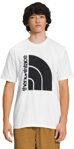 Mens white north face t shirt 2025