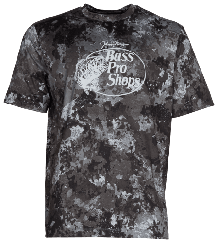 Bass Pro Shops Logo Camo Performance Short-Sleeve Shirt for Men
