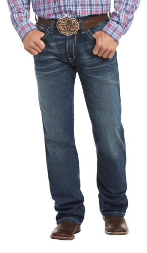 Ariat Men's - M4 Low Rise Stretch Adkins Boot Cut Jeans – Go Boot Country