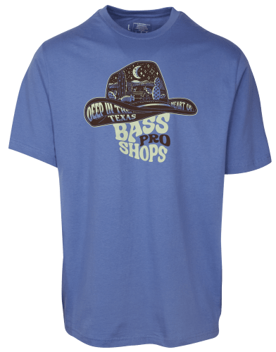 Bass Pro Shops Texas Cowboy Hat Short-Sleeve T-Shirt for Men