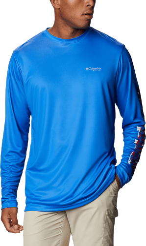 Columbia Terminal Tackle PFG Sleeve Long-Sleeve Shirt for Men