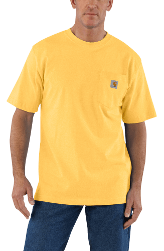 Carhartt Men's Workwear Pocket Short Sleeve T-Shirt, Brite Lime, 4XL