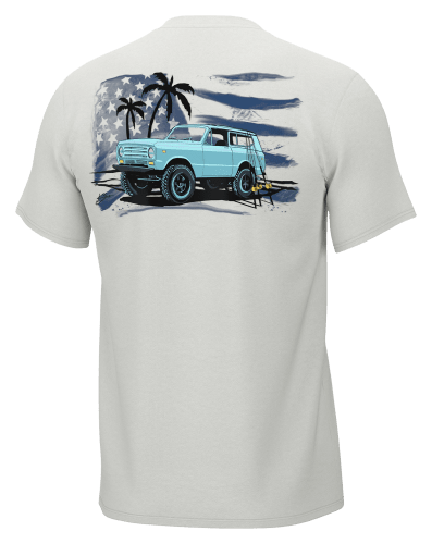 Huk Men's Brass T-Shirt, XL, Wedgewood