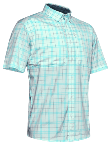 Under Armour Tide Chaser Plaid Short-Sleeve Fishing Shirt for Men