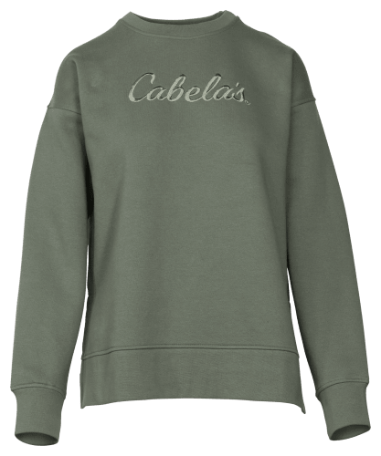 Cabela's Embroidered Logo Long-Sleeve Sweater Tunic for Ladies - Picante - L