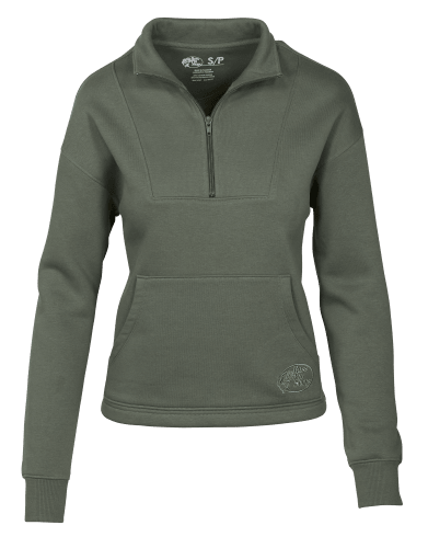 Women's Half Zip Long Sleeve Fleece Sweatshirt with Pockets Womens Quarter  Zip Athletic (Beige, S) : : Clothing, Shoes & Accessories