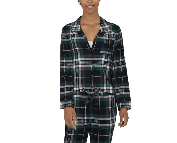 Natural Reflections Flannel Long Sleeve Pajama Shirt for Ladies Cabela s