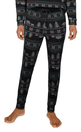 Natural Reflections Fair Isle Sleep Joggers for Ladies