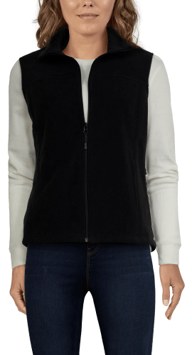 Natural Reflections Zip Up Fleece Vest for Ladies
