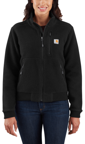 Carhartt Women's Rug Flx Loose Canvas Fleece Lined Shirt Jac