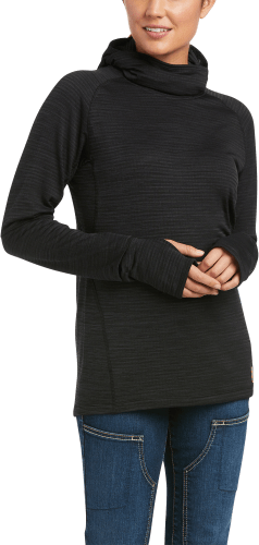 Ariat Rebar Gridwork Balaclava Base Layer Long Sleeve Shirt for Ladies