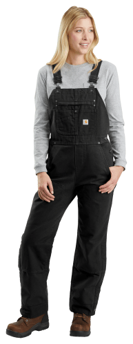 Carhartt® Ladies' Washed Duck Insulated Bib - Fort Brands