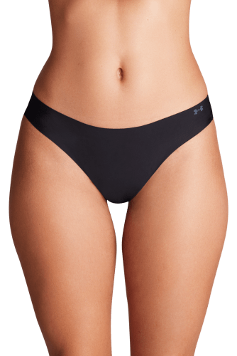 Seamless Comfort Thong 3 Pack - Black Black Natural