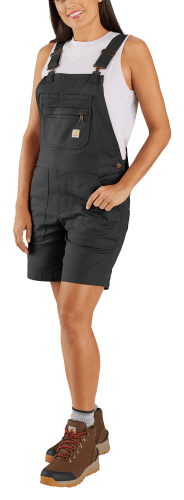 Carhartt Rugged Flex Relaxed-Fit 7 Canvas Shortalls for Ladies